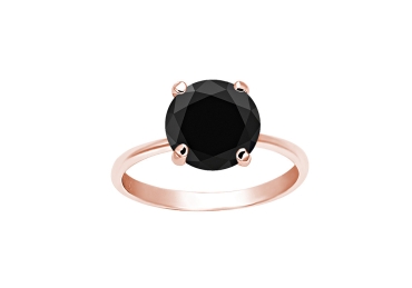 "Black Venus" gold ring