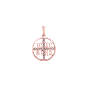 "Constantinato #4" gold pendant
