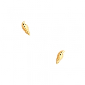Χρυσά σκουλαρίκια Κ14 "Sea Shells"