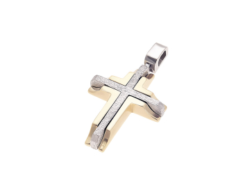 Gold men's cross Κ14, T021