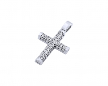 Gold women's cross Κ14, T01119