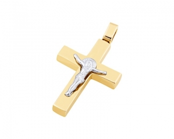 Gold men's cross Κ14, T02219