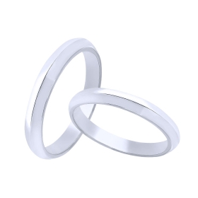 "Clark & Lois" wedding rings