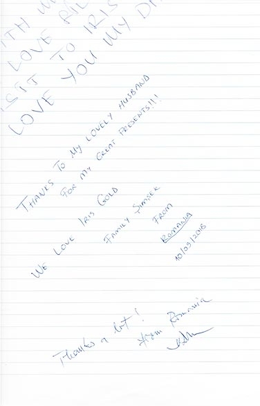 Testimonials Iris Gold